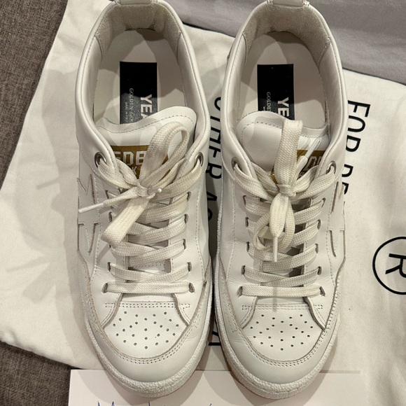 GOLDEN GOOSE | 39 | LEATHER YEAH SNEAKERS | PRACTICALLY NEW - Picture 9 of 10